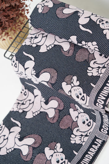 G. Raja Chennimalai Bedsheet Blue Micky Mouse
