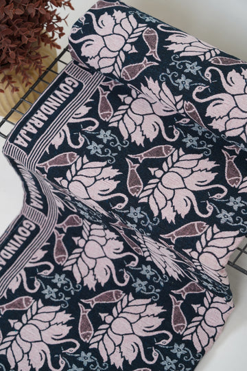 G. Raja Chennimalai Bedsheet Blue swan