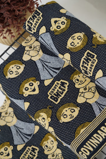 G. Raja Chennimalai Bedsheet Blue Chota Bheem Chutki