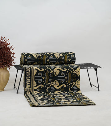G. Raja Chennimalai Bedsheet Green swan