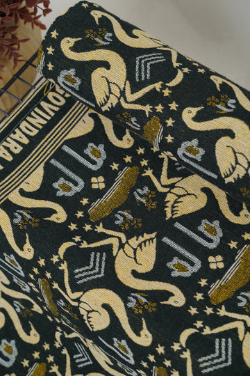 G. Raja Chennimalai Bedsheet Green swan