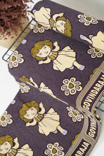 G. Raja Chennimalai Bedsheet Maroon Dora