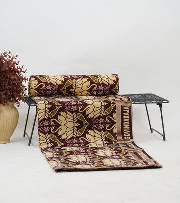 G. Raja Chennimalai Bedsheet Maroon swan