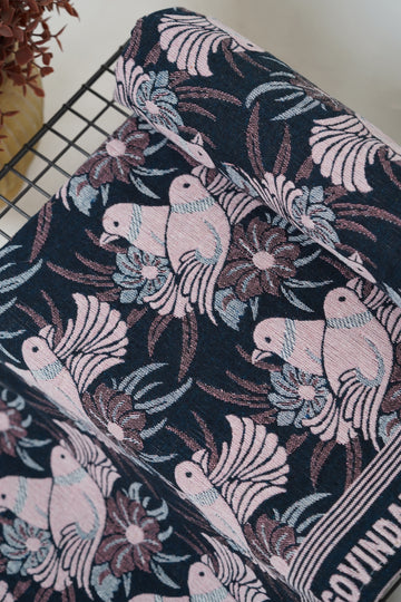 G. Raja Chennimalai Bedsheet Pink Bird