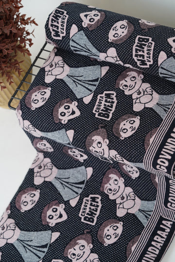 G. Raja Chennimalai Bedsheet Pink Chota Bheem Chutki