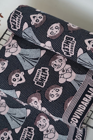 G. Raja Chennimalai Bedsheet Pink Chota Bheem Chutki