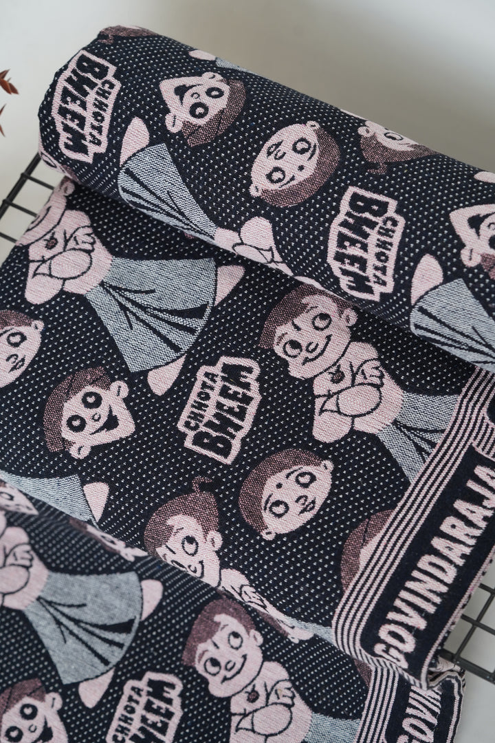 G. Raja Chennimalai Bedsheet Pink Chota Bheem Chutki