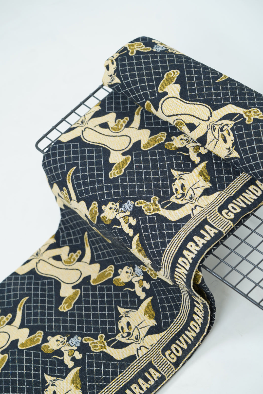 G. Raja Chennimalai Bedsheet Tom & Jerry Black