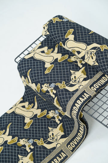 G. Raja Chennimalai Bedsheet Tom & Jerry Black