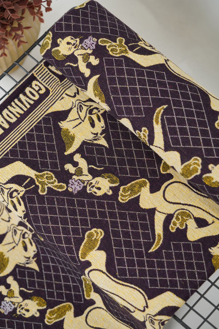 G. Raja Chennimalai Bedsheet Tom & Jerry Maroon