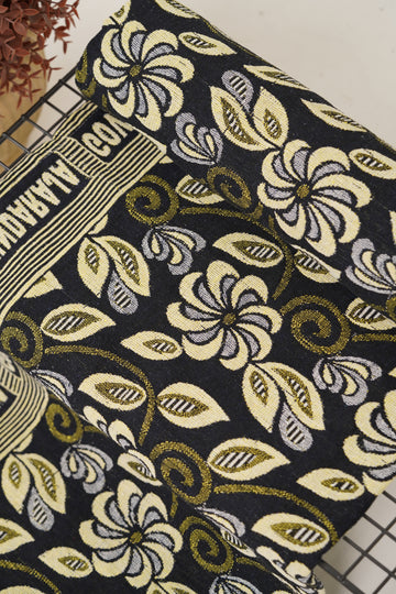 G. Raja Chennimalai Bed Sheet Ivory Vine Elegance
