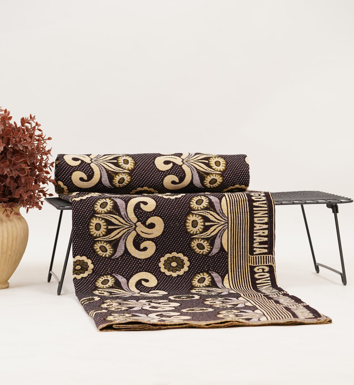 G. Raja Chennimalai Bedsheet Vintage Garden