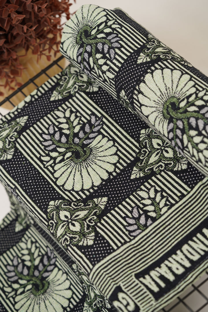 G. Raja Chennimalai Bedsheet Green Heritage