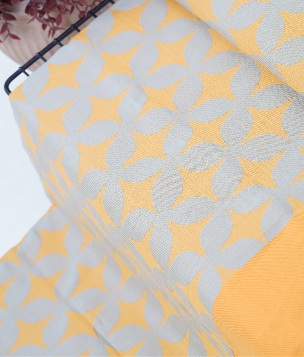 Grey Petal Lovely Chennimalai Bedsheet