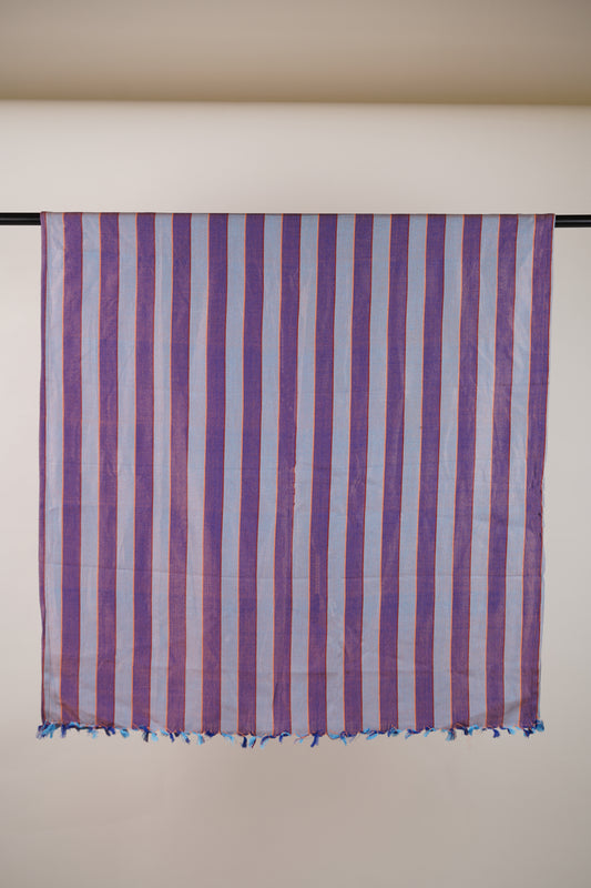 Chennimalai Handloom Ultra Soft Bamboo Towel Lavender royal