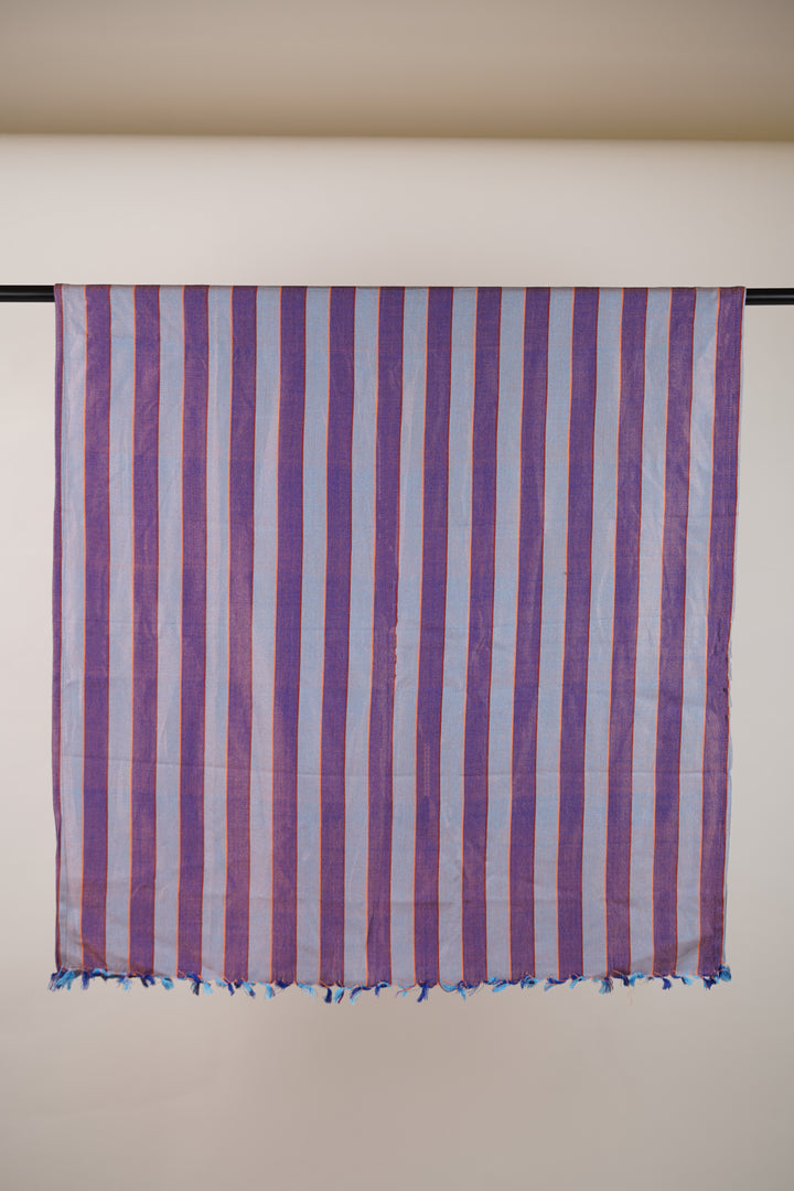 Chennimalai Handloom Ultra Soft Bamboo Towel Lavender royal