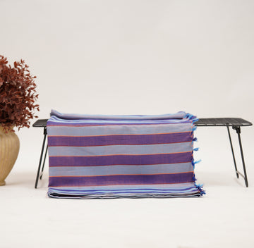 Chennimalai Handloom Ultra Soft Bamboo Towel Lavender royal
