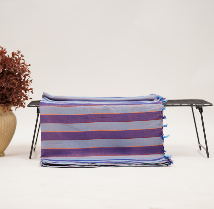 Chennimalai Handloom Ultra Soft Bamboo Towel Lavender royal