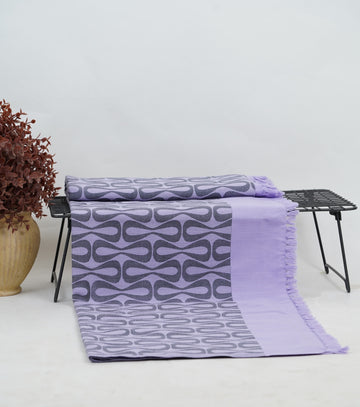Lilac waves Lovely Chennimalai Bedsheet