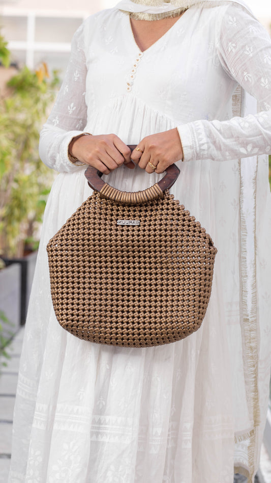 Gold Step Bag