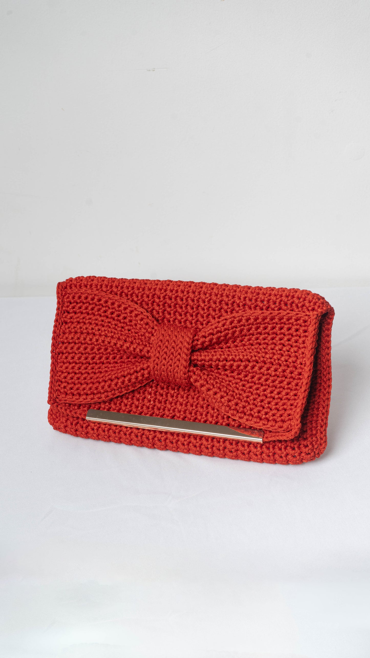 Red Bow Clutch
