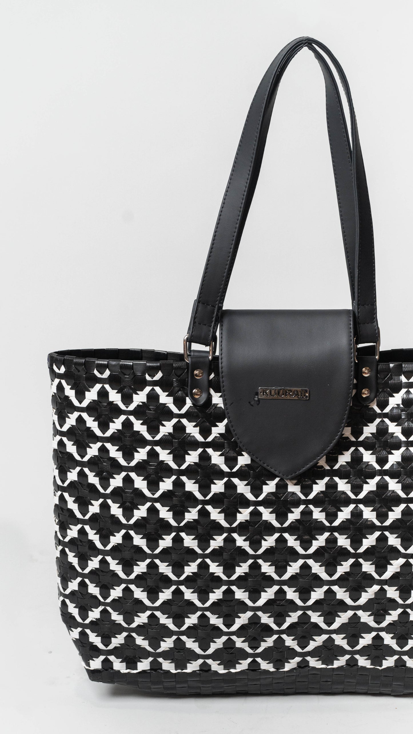 Chettinad Tote - Black & White