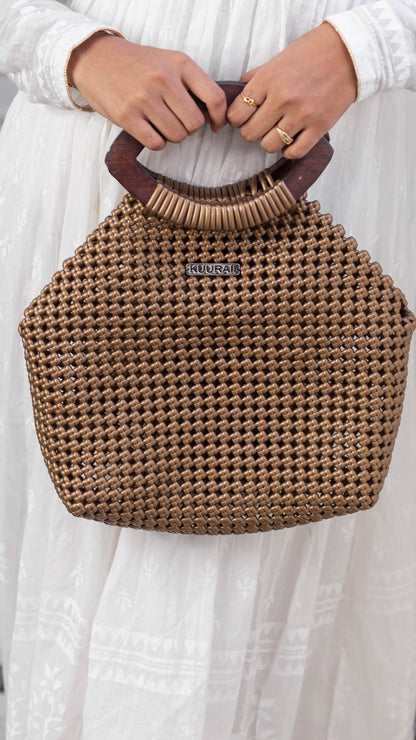 Gold Step Bag