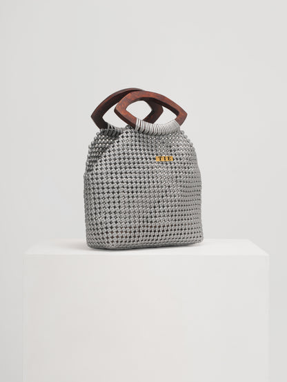 Minimesh Silver Wire Bag