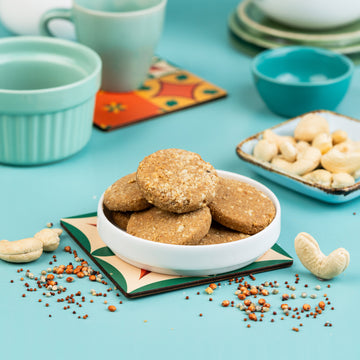 Mixed Millet Cashew Cookies