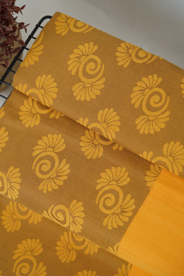 Mustard Bloom Lovely Chennimalai Bedsheet