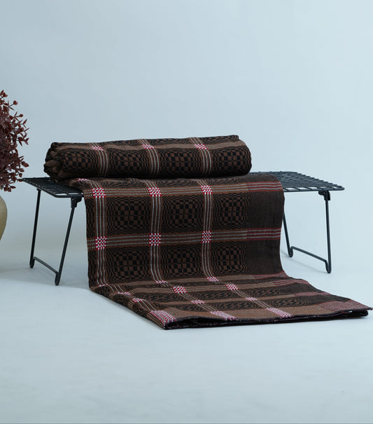 Brown Nadhiya Chennimalai Bedsheet