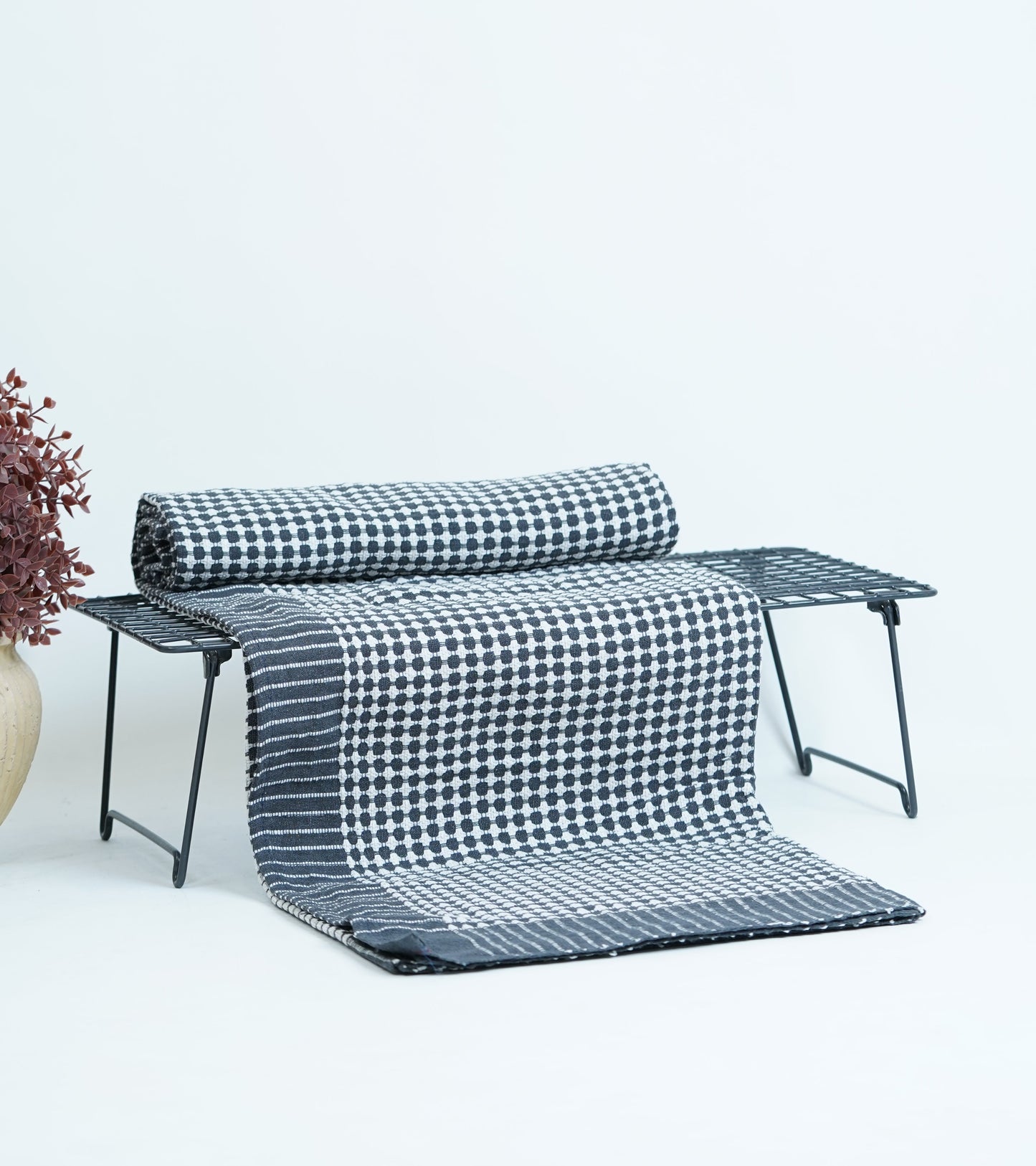 Nayapaisa Chennimalai Bedsheet - Grey