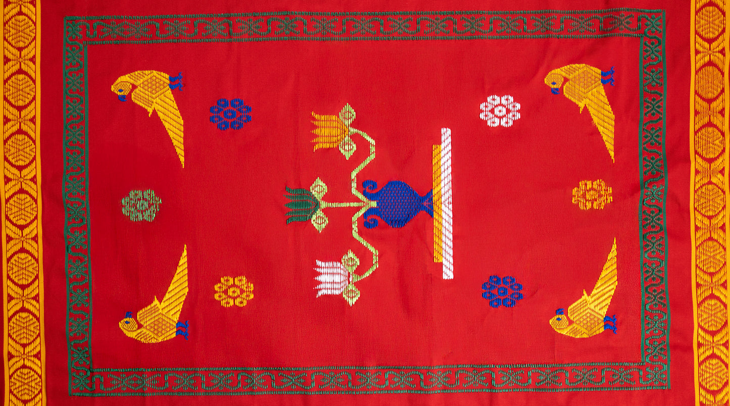 Pattu jamakkalam - Red