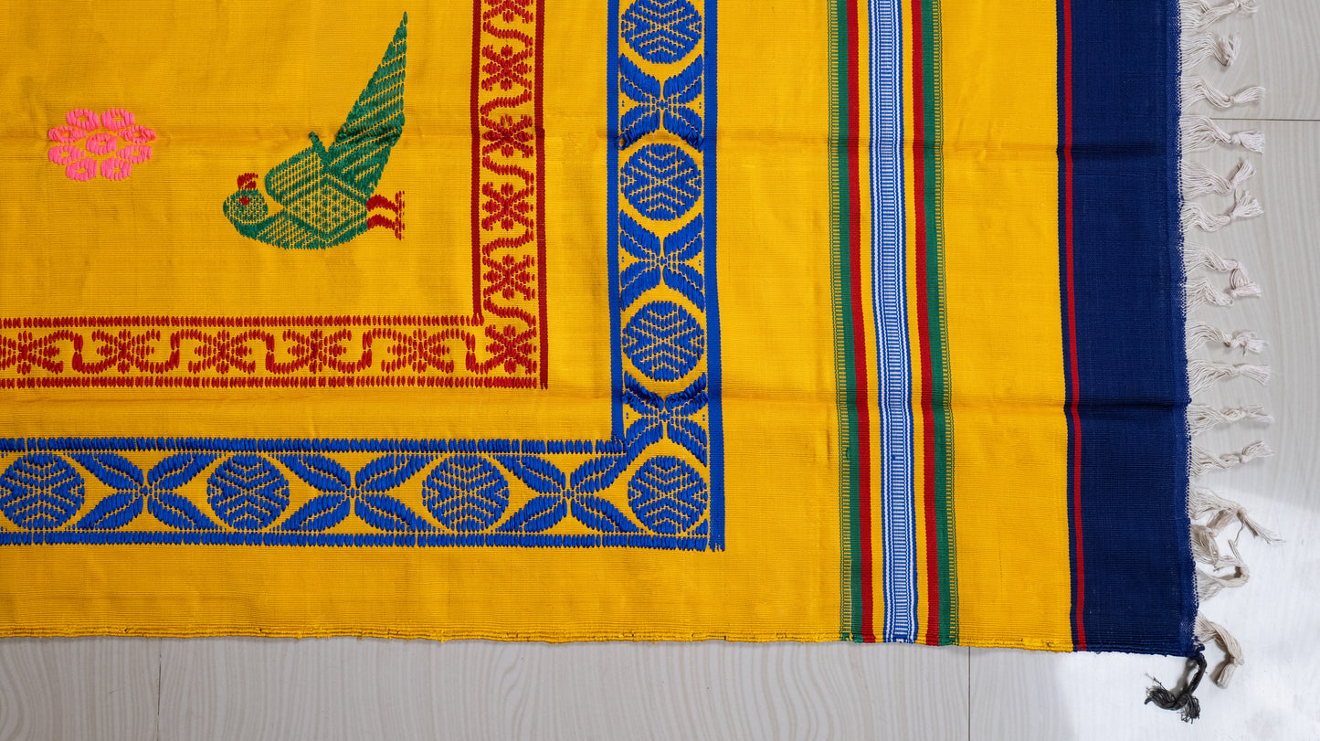 Pattu jamakkalam - yellow