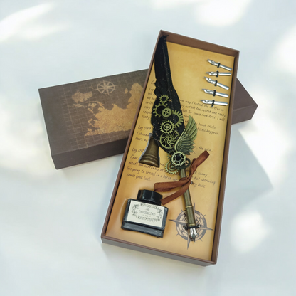 Antique Feather Ink Pen