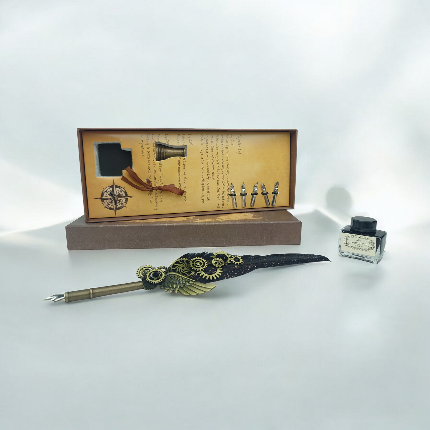 Antique Feather Ink Pen