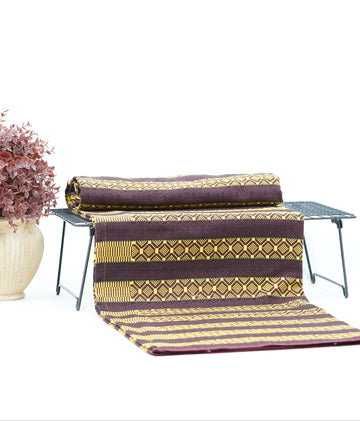 Premium Handloom Chennimalai bedsheet - Chocolate Brown