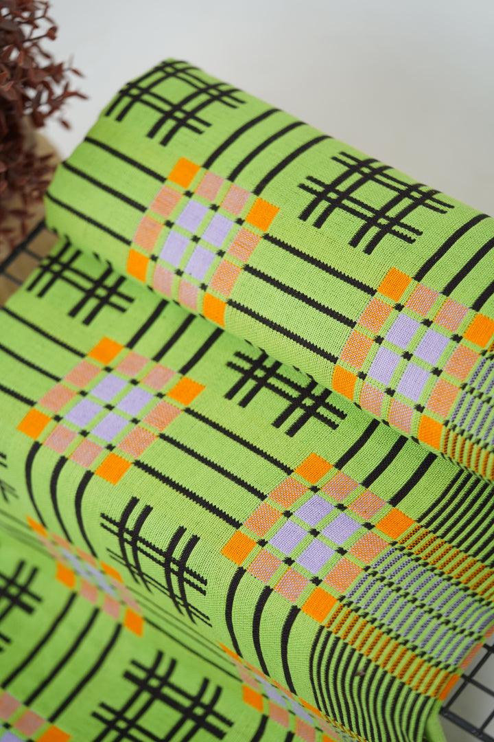 Premium Handloom Royal Green Chennimalai Bedsheet