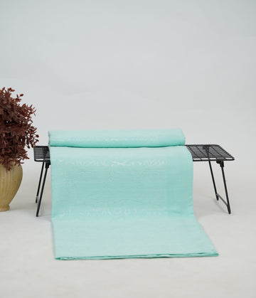 Premium Handloom Soft Green Flower Chennimalai Bedsheet