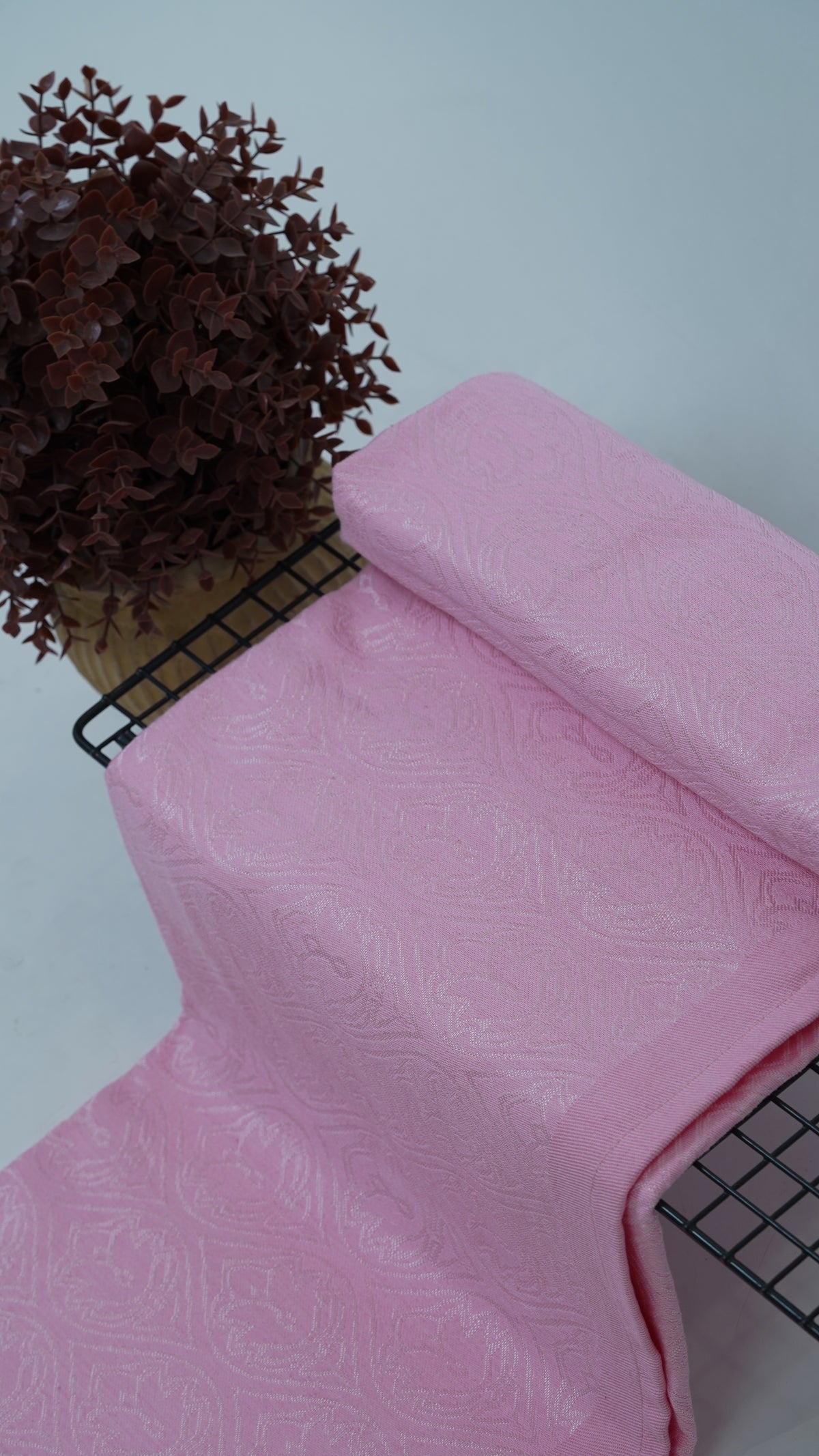 Premium Handloom Soft Rose Flower Chennimalai Bedsheet