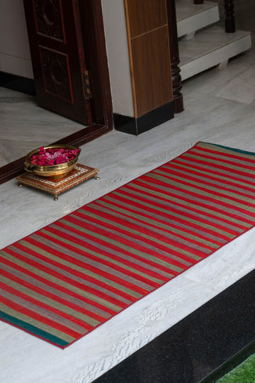 Red Pattamadai Silk Mat