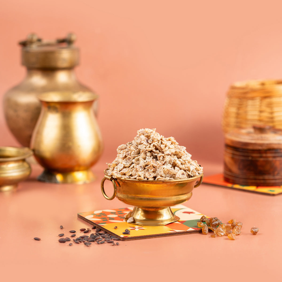 Red Rice Sweet Flakes (Sivappu Arisi) (Naturally Sweet)
