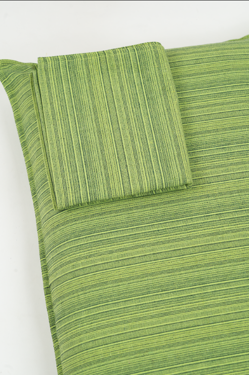 Chennimalai King Size Bedspread Green Textured