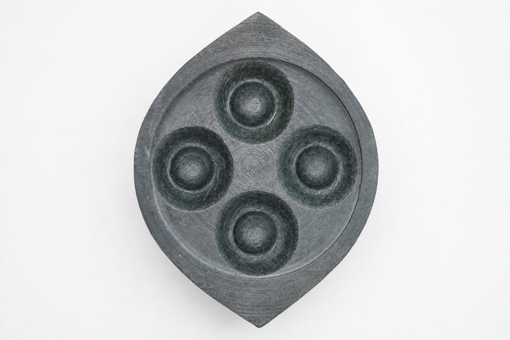 Soapstone Paniyaram Pan - 4 Pit