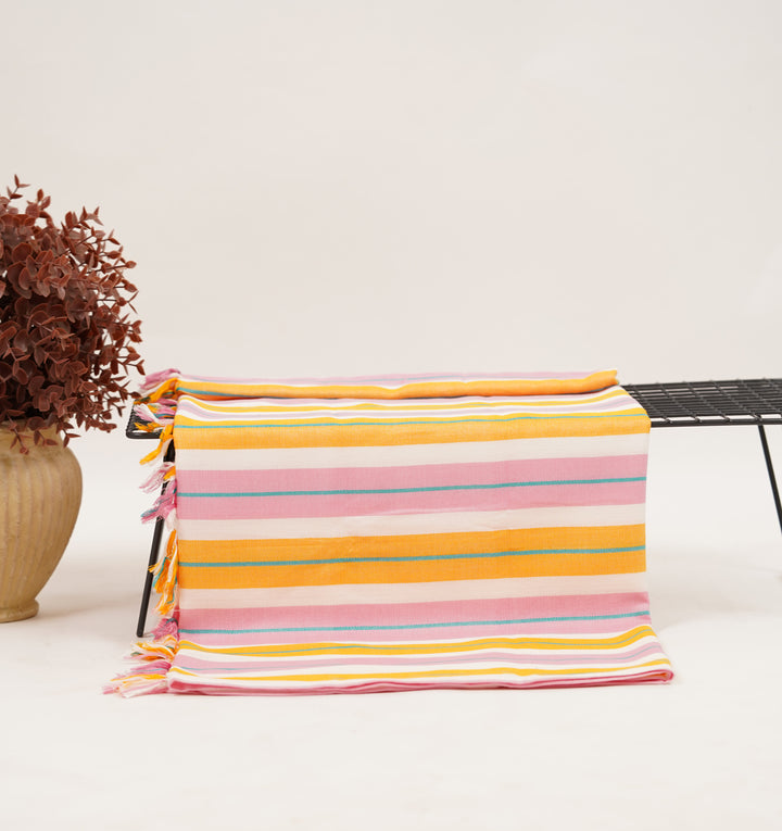 Chennimalai Handloom Ultra Soft Bamboo Towel Sunshine Pastel