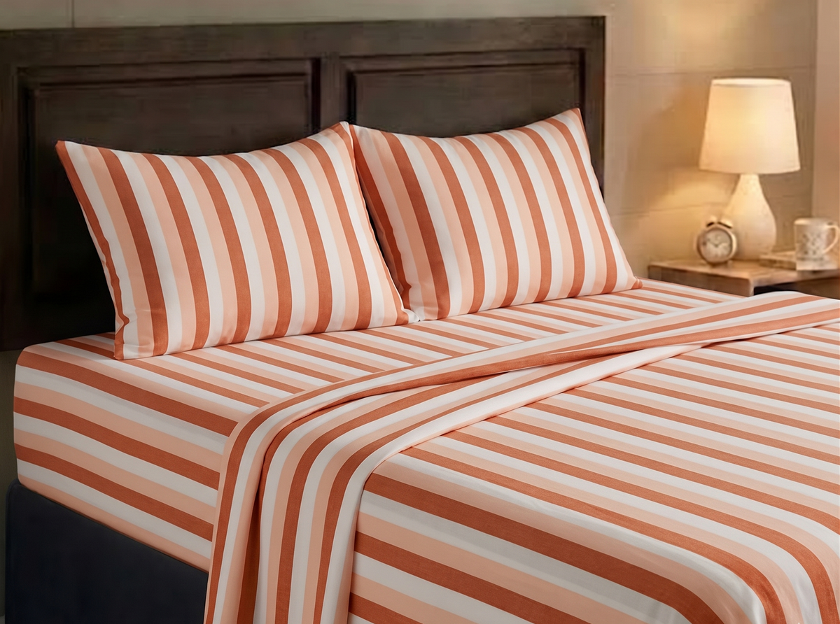 Super Soft Handloom Chennimalai Double Cot Bedspread Light Brown