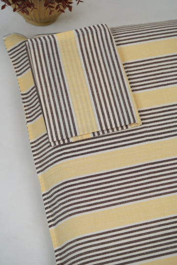Super Soft Handloom Chennimalai King Size Bedspread Sandy Mocha