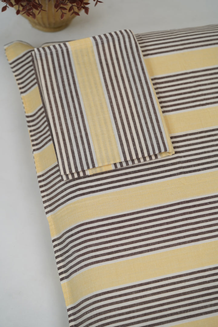 Super Soft Handloom Chennimalai King Size Bedspread Sandy Mocha