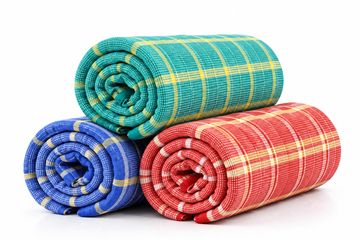 Chennimalai Handloom Soft Checked Towel - Set of 3