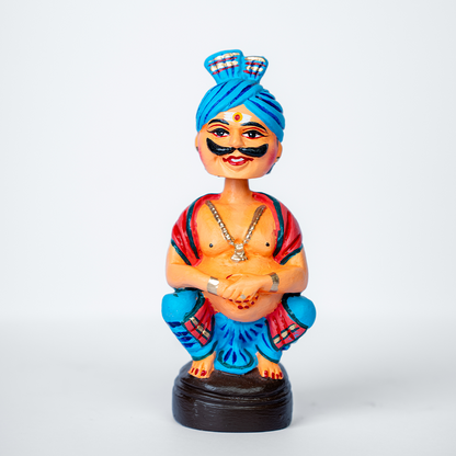 Highly Durable Fiber Tanjore Dancing Doll - Mama Mami